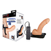 Erection Assistant 2 Vibrating Hollow Strap-On 8"